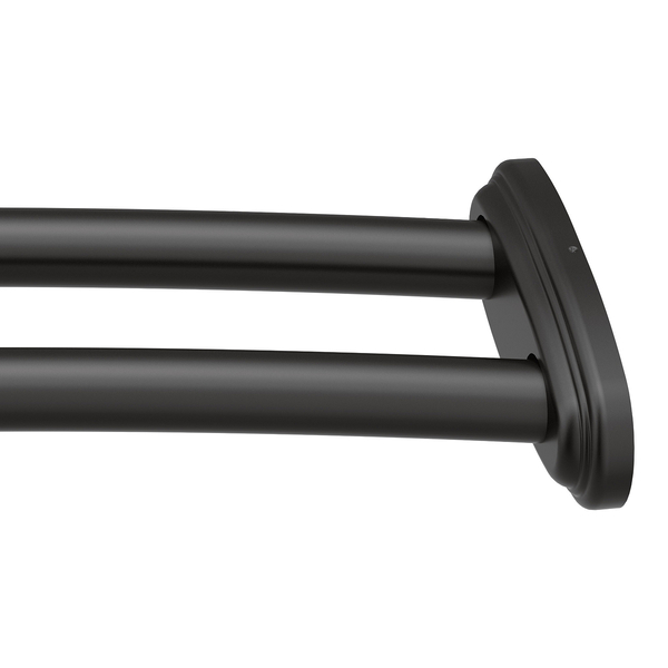 Moen Curved Shower Rods Adjustable Curved Shower Rod DN2141BL
